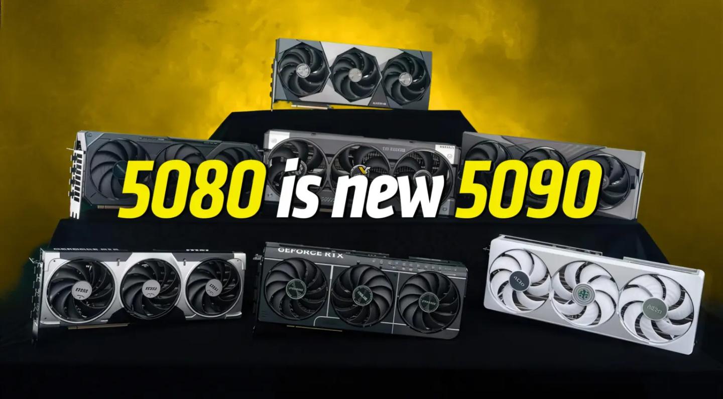 У США відеокарти GeForce RTX 5080 нині продаються за рекомендованою ціною GeForce RTX 5090
